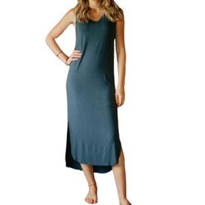 JACKSON Rowe Larch Dress- Ocean